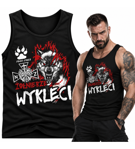 TANK TOP patriotyczny   ŻOŁNIERZE WYKLĘCI 44-63